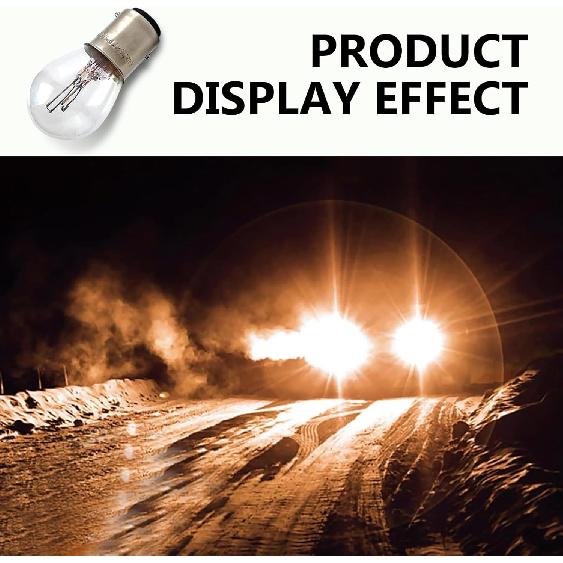 10PCS 1157 Light Bulb, Double Tail High And Low Brake Light Bulb, P21/5W S25 2057 2357 7528 BAY15D Bulbs, Universal Halogen Turn Signal Parking