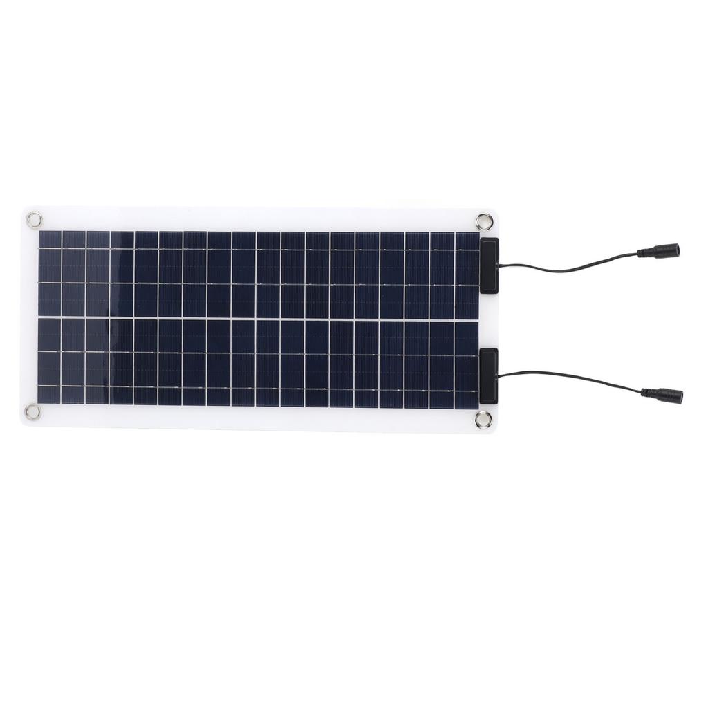 30W Monocrystalline Solar Battery   Solar Panel Kit with OBD   Red Black Battery Clips for Car Boat RV Trailer