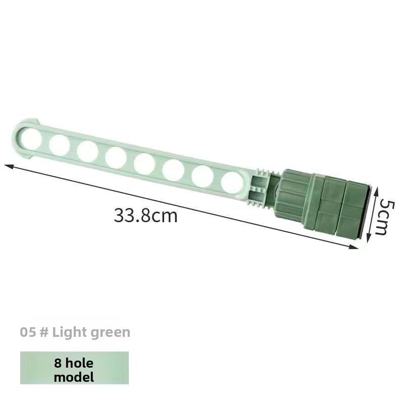 8-hole Portable Buckle Clothes Drying Rack Artifact Windowsill Balcony Hanging Clothes Drying Window Portable Travel Wardrobe