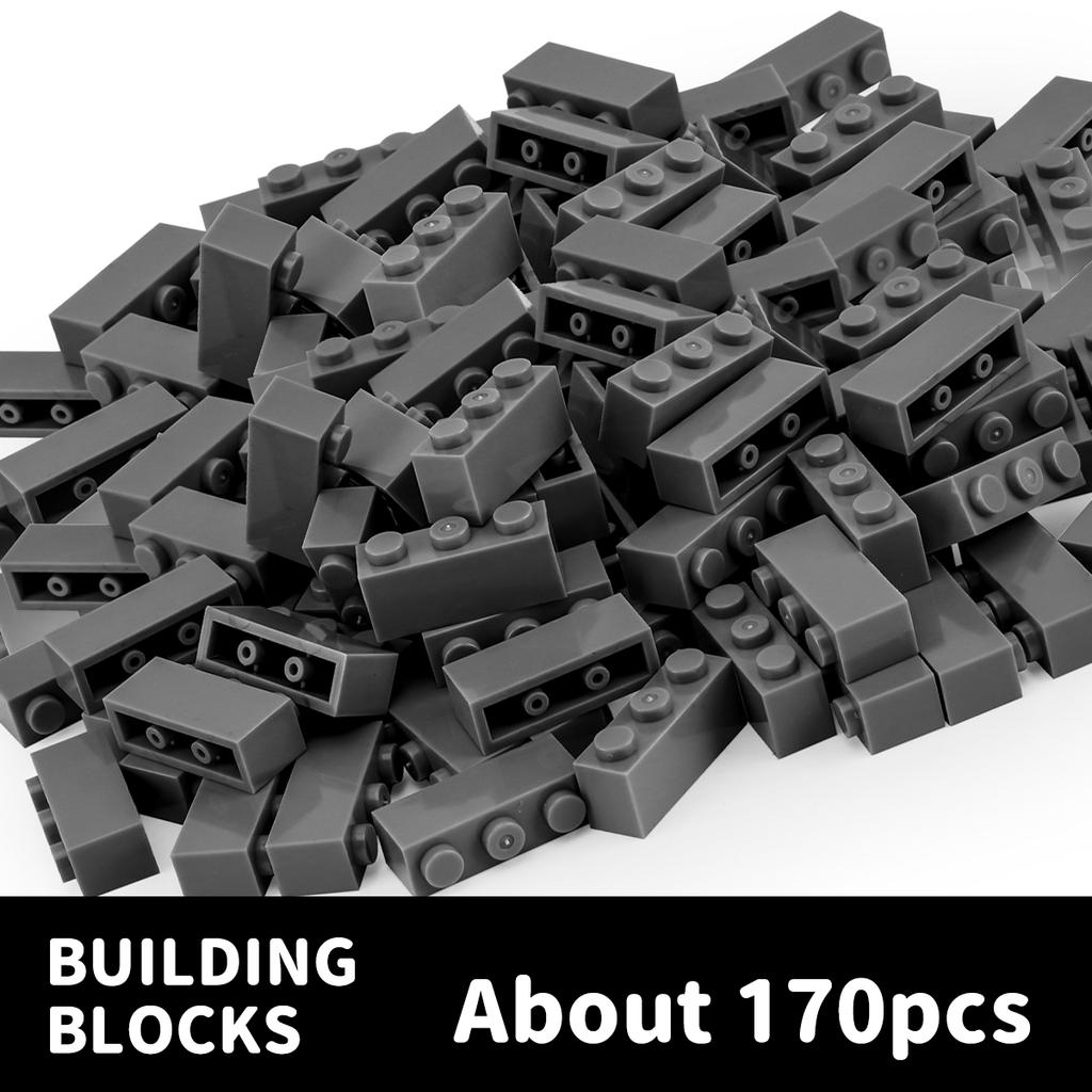 200g1x3 High Brick Multi Colour Timeless Basic Parts Building Imaginative Playthings Building Blocks Playthings Add-ons Fitting