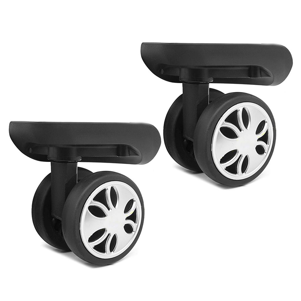 Luggage Swivel Repair Suitcase Part Trolley Case Luggage Wheels Left and Right Wheels DIY Replacement