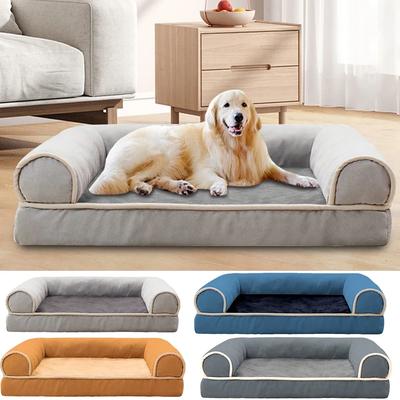 Sofa legowisko dla kota psa Ciepłe gniazdo dla kota Legowisko dla zwierząt domowych dla małych średnich psów kotów Wygodny pluszowy antypoślizgowy szczeniak Akcesoria dla zwierząt domowych Sofa legowisko