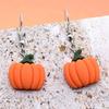Fashion Halloween Dangle Earrings Pumpkin Cat Hat Earrings Statement Jewelry