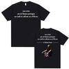 Mora Ya Ni Fumo Porque El Ultimo Beso Printed Tee Shirt Mens Clothing High Street Summer Tshirt 100 Cotton Oversized T Shirt