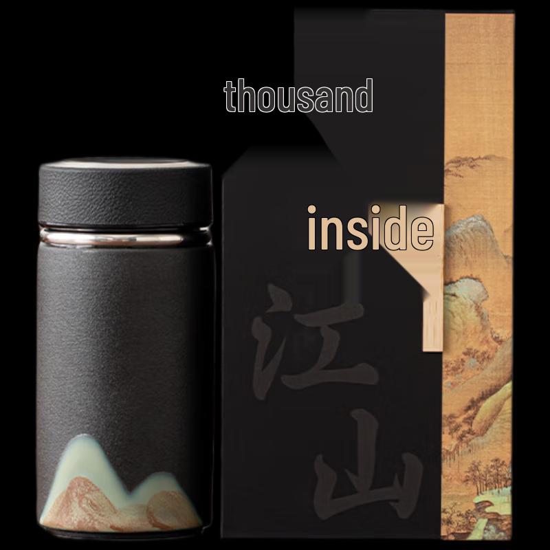 Su-style Ceramic Hand-Painted Insulated Tea Set