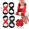 Figure 8 Non-Slip Deadlift Assist Straps for Strength Training