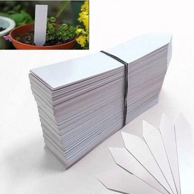 Garden Plant Pot Markers Plastic Stake Tags Yard Court Nursery O3E5 Label V7Z9