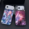 Coque de téléphone Yae Miko Genshin Impact pour iPhone 17 17Air 16 15 14 13 12 11 Pro Max Plus Colorée Argent