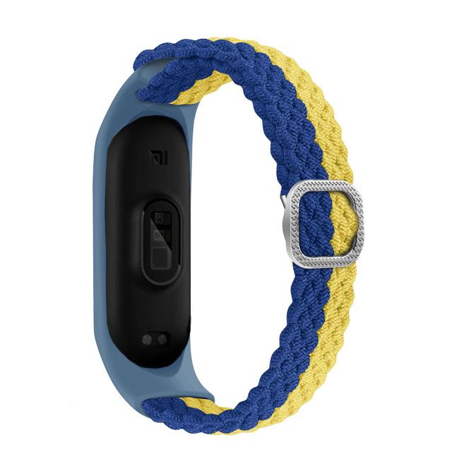 Bracelet for Mi band 10 8 7 6 Strap Elastic adjustable Nylon Braided Miband4 miband 5 correa Wristband for xiaomi Mi band 3 7 9