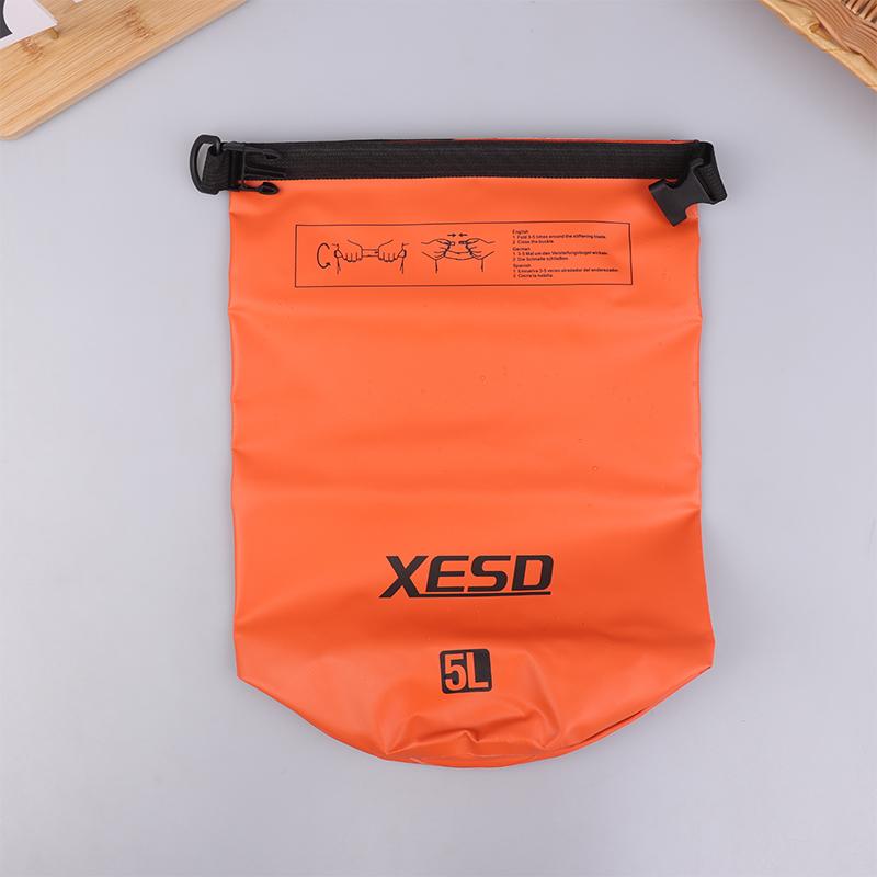 Borsa Impermeabile da Nuoto 500D Dry Sack 2/5/10L Borse Impermeabili Galleggianti per Attrezzatura Asciutta per Nautica Pesca Rafting Nuoto