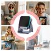 Induction Speaker For Phone with Light Foldable Station 10W Phone Holder Wireless Charger Speaker for Home Office Travel