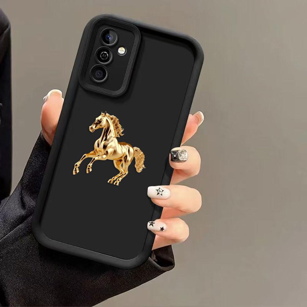 Happy Golden God Horse Phone Case For Infinix HOT 30I 40I 60 NOTE 12 G96 ZERO GT 10 20 30 40 50 50S 50X VIP PRO TPU Cover Case
