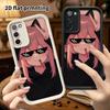 Coque de téléphone: Plat 2D, adapté pour Samsung Galaxy A34 A35 M05 M06 S20 S22 S21 FE Plus 5G, fille d'anime, cadeau de Noël et d'Halloween parfait