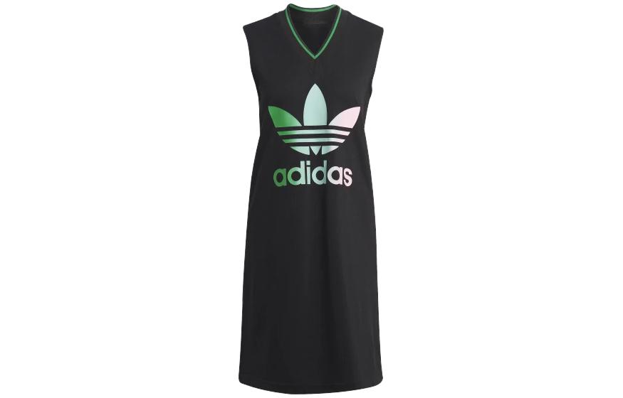 Adidas Originals Adicolor 70s V-Neck Dress IK7861 XXS