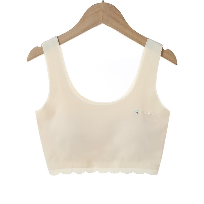 Ice Silk Youth Bra - Seamless Underwear for Junior & High School Girls