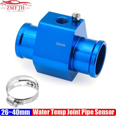Water Temp Joint Pipe Sensor 26mm 28mm 30mm 32mm Hose Adapter Water Temp Sensor 1/8 NPT Temp Gauge Radiator Temperature