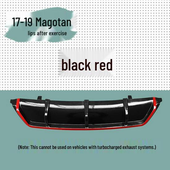 Compatibel met 2017 Volkswagen Magotan modellen: voorlip modificatie, frontsplitter, sideskirts, voorbumper, en bodykit.