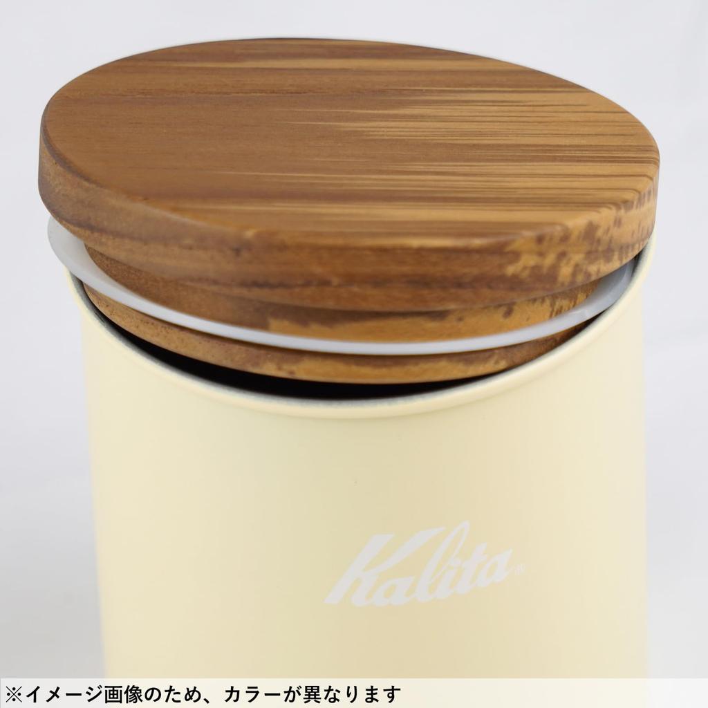 Kalita [Seria Ziemia] Pojemnik na kawę SORA, Stal nierdzewna, Mały, Pusty, Pojemnik do przechowywania ziaren kawy, Wyprodukowano w Japonii #44333