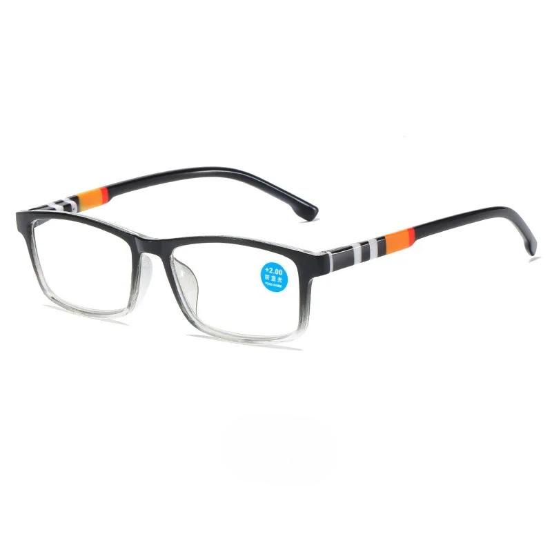 New fashion printing anti-blue presbyopic glasses spring leg presbyopic glasses HD presbyopic glasses for the elderly