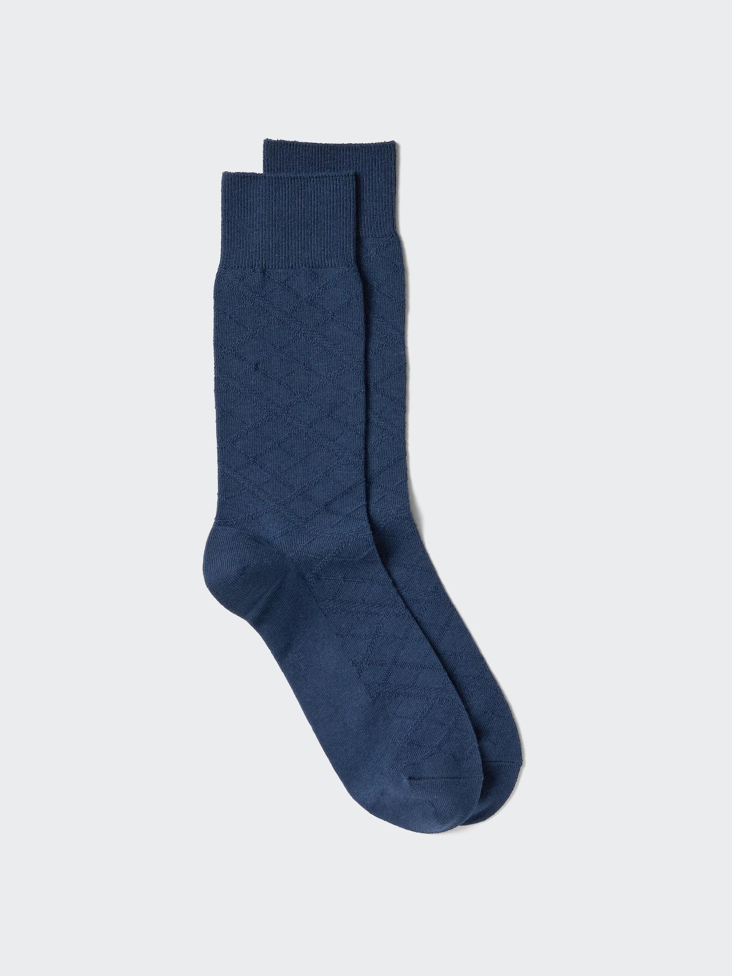 

Uniqlo Socks Check 68 BLUE/MEN 2729