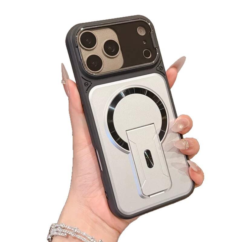 Lens cover invisible bracket for iPhone11promax skin-sensitive magnetic mobile phone case Apple 11 all-inclusive sheath
