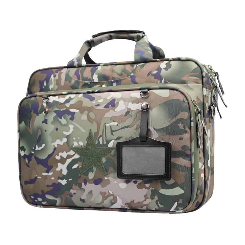 Shanshuo Multi-layer Camouflage Laptop Briefcase