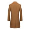 Autumn Winter Men's Wool Coats Double Breasted Business Casual Woolen Trench Men Long Outerwear