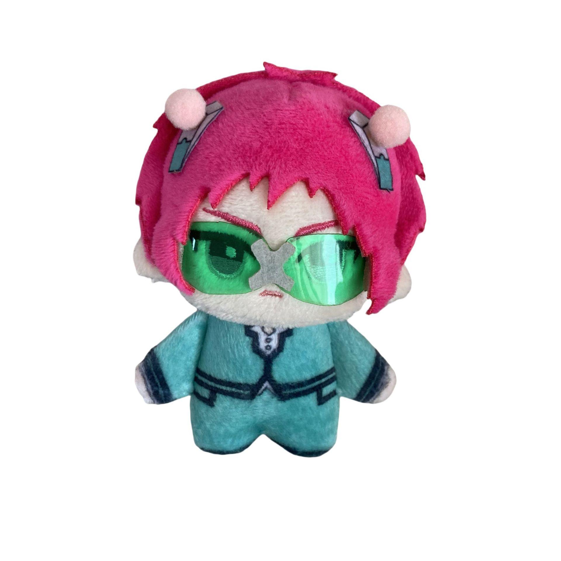 

10cm The Disastrous Life of Saiki K Plush Doll Pendants Anime Saiki Kusuo Plush Toys Teruhashi Kokomi Plusie Dolls Birthday Gift 10cm