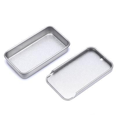 Iron Box Slide Cover Storage Box Jewelry Pill Cases Coin Candy Box