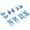 RC Car Upgrade Kit Portable RC Car Aluminum Alloy Upgrade Parts Kit for   4 Tec C8 1Celsius10 Flat Sports Car