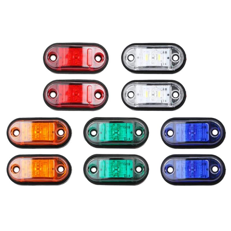 1 Pc/Pair 24v 12v Durable LED Side Marker Lights For Trucks Side Clearance Marker Light Clearance Lamp
