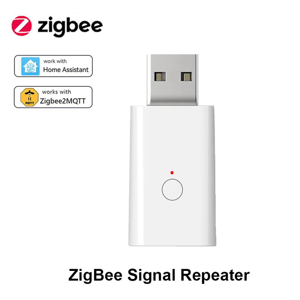 

ZigBee 3.0 Signal Repeater USB Extender Signal Amplifier For ZigBee Devices Smart Home Automation Works with Home Assistant Z2M