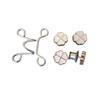 1 Paar Hosenbundstraffer Blumenform Hosenbundstraffer Pins Zum Annähen Nicht Nötig Abnehmbare Hosenbundclips für Hosen Jeans Röcke