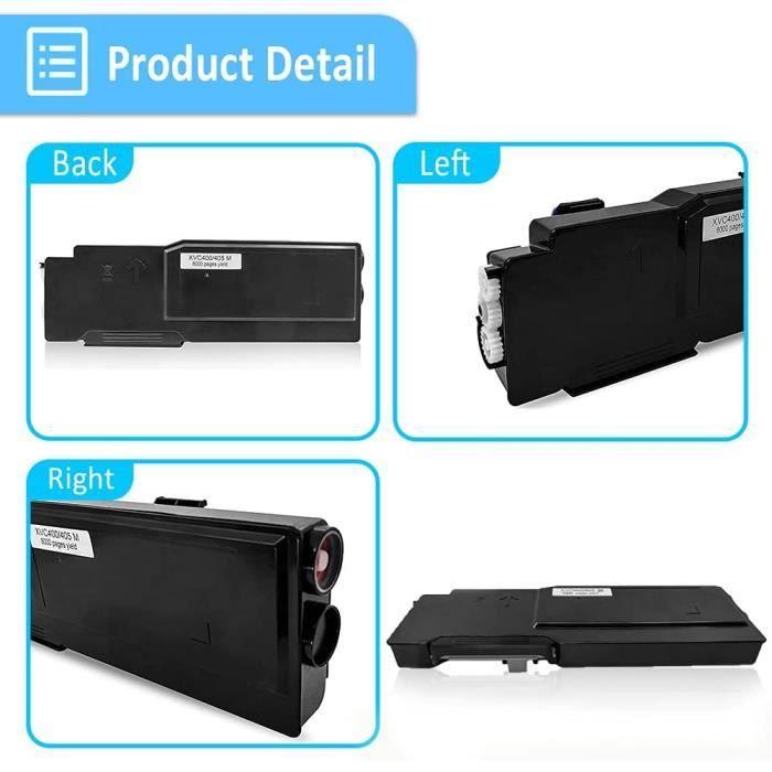 Cartouches de Toner - XEROX - VersaLink C400 C405 - Noir, Cyan, Magenta, Jaune - 4 Packs - 10500 Pages