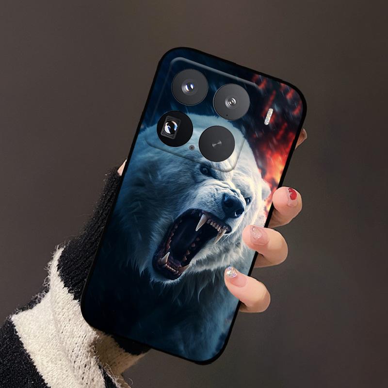 Para Xiaomi 15 Funda 24129PN74G Moda Pintada TPU Cubierta de Teléfono Para Xiaomi Mi 15 Silicona Suave A Prueba de Golpes Protectoras Fundas