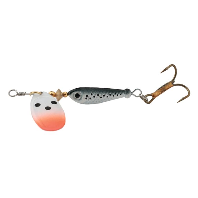 Spinner Fishing Lures with Triple Hooks Sequins Artificial Baits Hard Metal Spinner Baits for Freshwater Saltwater