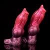 N-5214 Men's Thickened Silicone Wolf Tooth Sleeve - Enlarged Erotic Knot Design.