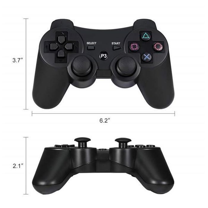 Manette PS3 - STRAßE GAME - Dualshock - Sans fil - Vibration DoubleShock - Détection SIXAXIS