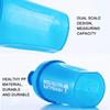 400ML Protein Shaker Bottle Sport Whey Powder Mixing Bottle Sport Fitness Gym Shaker Outdoor Portable Plastic Drink Bottle