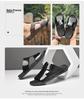 Men's Korean Style Embossed Cowhide Flip-Flops - Crocodile Pattern Single Strap Beach Sandals