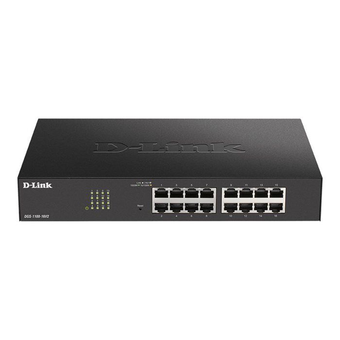 Commutateur - D-Link - DGS 1100-16V2 - 16 ports - Gigabit Ethernet - Gestion intelligente