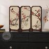 Chinese Ink Bamboo Desktop Screen: Retro Office & Tea Table Decor