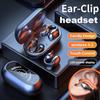 1Pair Wireless Ear Clip Bone Conduction Headphones Bluetooth Wireless Clip On Open Ear Headphones Earbuds Earclip Bone Conduction Earbuds Head Set
