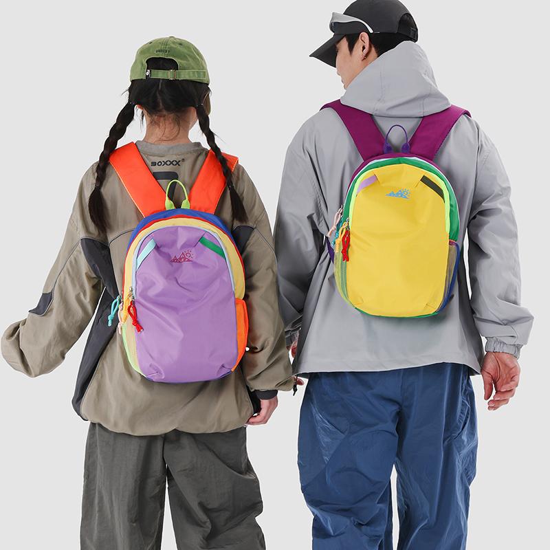 Outdoor Kontrast Rucksack Schülerrucksack Leichter Reiserucksack