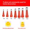 Stainless Steel Caulking Nozzle Silicone Sealant Tool Set For Bathroom Kitchen Sink Joint Sealing And Application