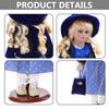 Elegant Victorian Porcelain Doll with American Rural Dress Home Display Doll Centerpiece Decoration 40cm Reborns Doll