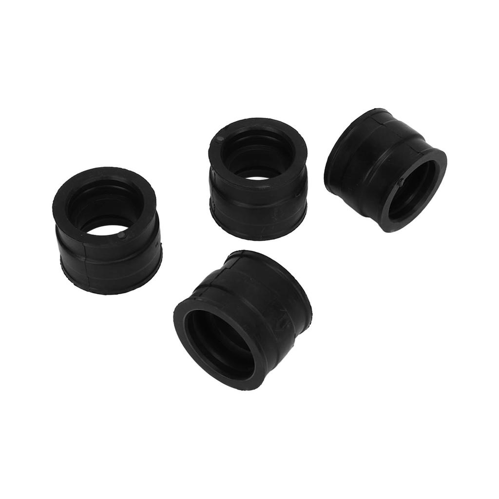 4pcs Carburetor Intake Manifold Boots Rubber 35mm To 37mm Replacement for CB650 RC03 1979‑1982