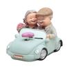 Sweet Loving Old Married Couple Statue Resins Grandparents Figurine for Romantics Valentines Day Home and Wedding Decors