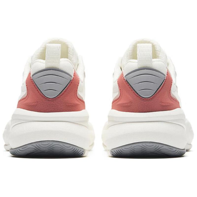 Anta ACE Anti-Slip Wear-Resistant Low-Top Chunky Sneakers Women's Ivory White Lotus Grey Stardust Red Sneakers