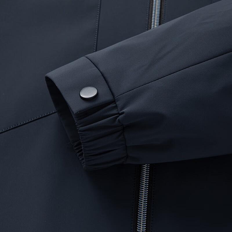 Romon Men's Hooded Business Casual Jacket